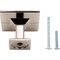 Designperfect 1-3/16 Overall Length Square Cabinet Knob, Brushed Satin Nickel DPA-S94KSNB - alternate 4