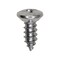 Auveco 10 x 1/2in Phillips Oval Head Tapping Screw Chrome, 100PK 2722 - alternate 1