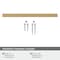 Amerock Monument 6-5/16 inch (160mm) Center-to-Center Champagne Bronze Cabinet Pull, 10PK 10VMP36572CZ - alternate 2