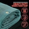 Tarpex 7' x 14' Green Heavy-Duty Weather Resistant 6.5 oz. 70% Shade Polyethylene Mesh Truck Tarp GMT-TA-714 - alternate 4