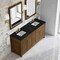 James Martin Vanities Bellshire 72" Double Vanity, Honey Oak w/ 3 CM Phantome Eclos Top 660-V72-HNO-3PHT - alternate 6