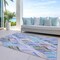 Homeroots 3' X 5' Blue Brown And Purple Geometric Washable Indoor Outdoor Area Rug 589206 - alternate 5