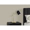 Monarch Specialties Lighting, 18''h, Table Lamp, Brass Metal, Black Shade, Contemporary I 9766 - alternate 3