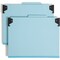 Zoro Select Hanging Pressboard Folder, 4 Section, Blue 65105 - alternate 1