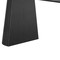 Homeroots 79" Black Wood Double Pedestal Base Oval Dining Table 720664 - alternate 3