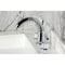 Kingston Brass Widespread Bathroom Faucet with Knurled Handle and Brass Pop-Up, Polished Chrome KS2961KNL - alternate 4