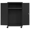 Sandusky Lee Heavy Duty Mobile Welded Steel Wardrobe Cabinet, 46x24x72, Black TAWR462472-09 - alternate 1