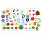 Creative Shapes Etc Incentive Stickers Seasonal Pack, 2880-Piece Set SE-4018 - alternate 1