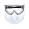 Msa Safety Sightgard Vertoggle Safety Goggles/Faceshield Combination, Clear, Anti-Fog 10150069 - alternate 1