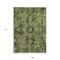 Homeroots 9' X 12' Olive Green and Dark Green Oriental Washable Non Skid Indoor Outdoor Area Rug 563779 - alternate 5