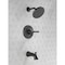 Delta Kayra Monitor 14 Series Tub & Shower Trim T14433-BL - alternate 3