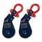 Mytee Products 8 Ton Snatch Block w/ SHACKLE Crane 3/4 Wire Rope Sheave Tow Axle Lift Truck, 2PK SB6-8-Shacklex2 - alternate 1