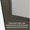 Larson 32'' Wx80'' H Brown Single-Vent Solid Wood Core Storm Door 029841U - alternate 3