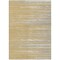 Homeroots 3' X 5' Gold Gray And Ivory Striped Washable Indoor Outdoor Area Rug 597241 - alternate 5