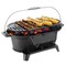 Megachef Oval Cast Iron Portable Hibachi Grill for Outdoor Use and Camping in Black 750124345M - alternate 1