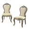 Homeroots Set of Two Gray and Oak Upholstered Chenille And Solid Wood Dining Side Chairs, 2PK 573419 - alternate 6