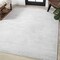 Jonathan Y Cole Modern Minimalist Pinstripe High-Low White/Silver 4 ft. x 6 ft. Area Rug CAR101C-4 - alternate 5