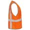 Dome75 Hi-Vis Safety Vest XXS/XS Class ANSI/ISEA 107-2020 Class 2 , Zippered Front Closure 2 Pockets DV1221 - alternate 3