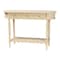 Bali & Pari Liba Console Table with Scalloped Detailing and Open Shelf Storage 271-14794-ZORO - alternate 1