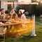 Edendirect 1500-Watt 11.22 in. Electric White Infrared Tower Heater Space Heater with 24 Hours Timer ZR-PSG-15R-Short - alternate 5