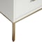 Homeroots 26" Solid Wood and Wood Two Drawer Nightstand 399257 - alternate 4