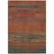 Homeroots 5' X 8' Terra Cotta Abstract Washable Indoor Outdoor Area Rug 608760 - alternate 5