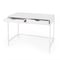 Homeroots 40" White Solid Wood Writing Desk With Two Drawers 389450 - alternate 4