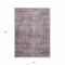 Homeroots 5' X 8' Plum And Lavender Floral Washable Indoor Outdoor Area Rug 605748 - alternate 8