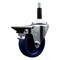 Service Caster 4'' Solid Poly Swivel 7/8'' Expanding Stem Caster with Brake SCC-EX20S414-SPUS-PLB-78 - alternate 1