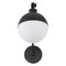 Jonathan Y Alba 7" 1-Light Modern Industrial Adjustable Swing Arm Metal Frosted Glass Globe LED Sconce, Oil Rubb JYL9931B - alternate 8