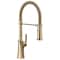 Delta Ermelo Single Handle Pull-Down Spring Kitchen Faucet Champagne Bronze 18887-CZ-DST - alternate 1