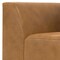 Homeroots 38" Sienna Leather Modular Sofa With Brown Legs 641035 - alternate 4