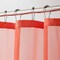Homeroots Coral Sheer and Grid Shower Curtain and Liner Set 399759 - alternate 4