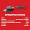 Milwaukee Tool M18 FUEL 7" / 9" Large Angle Grinder (Tool Only) 2785-20 - alternate 16