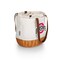 Picnic Time Family Of Brands NCAA Ohio State Buckeyes Coronado Canvas and Willow Basket Tote - Picnic Bag 203-00-187-444-0 - alternate 2