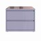 Hirsh 36 in W 2 Drawer Lateral File Cabinet, Arctic Silver, A4/Legal/Letter 23744 - alternate 3