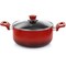 Oster 7 Piece Non Stick Aluminum Cookware Set in Red 128653.07 - alternate 6
