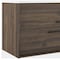 Homeroots 32" Dark Brown Wood Floating Bathroom Vanity With White Sink And Two Drawers 624102 - alternate 3