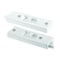 Prime-Line Prime-Line White Vinyl Window Tilt Latch 1.06 in. W X 3 in. L For Single or Double Aluminum Windows F 2598 - alternate 1
