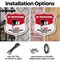Signmission No Trespassing Shield Sign 24 Hour Video, 6 inch X 6 inch, Plastic Sign, 2PK SHI-P-2PACK-6-420 - alternate 4