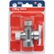 Do It Best 1/2'' FIP x 3/8'' OD x 3/8'' OD Quarter Turn Angle Valve B2901PCLF - alternate 2