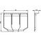 Siemens insulating plate broadened 3-pole, 1 unit accessory for: 3VA13/14 3VA23/24 3VA9481-0WK30 - alternate 2