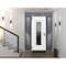 Vdomdoors Steel Door Ballucio 6044 Gray Graphite 2 Side Exterior Windows Stainless Inserts Single Modern Pain BALLUCIO6044EXD-GRE-W14+36+14xH80-RH-I - alternate 3