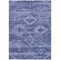 Homeroots 10' X 14' Navy Blue And Denim Blue Southwestern Washable Indoor Outdoor Area Rug 588713 - alternate 6