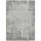 Homeroots 5' X 8' Gray And Ivory Abstract Washable Indoor Outdoor Area Rug 612329 - alternate 6