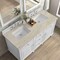 James Martin Vanities Lorelai 60" Double Vanity, Bright White, w/ 3 CM Tajnar Eclos Top 424-V60D-BW-3TJR - alternate 6