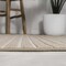 Jonathan Y Aarhus High-Low Minimalist Scandi Striped Beige/Cream 4 ft. x 6 ft. Indoor/Outdoor Area Rug SCN102C-4 - alternate 5