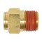 Mytee Products DOT Male Connector Brass Push-Lock Air Brake Fitting 1/4 in Tube OD x 1/4 in NPT (Set of 5pcs) MP-ABF-ST1414 - alternate 6