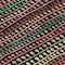 Homeroots 5' X 8' Black Green And Gold Striped Washable Indoor Outdoor Area Rug 588239 - alternate 4