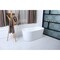 Kingston Brass 63" Acrylic Oval Double Ended Freestanding Tub with Drain, Glossy White VTDE633023 - alternate 5